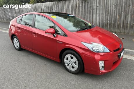Red 2010 Toyota Prius Hatchback I-Tech Hybrid
