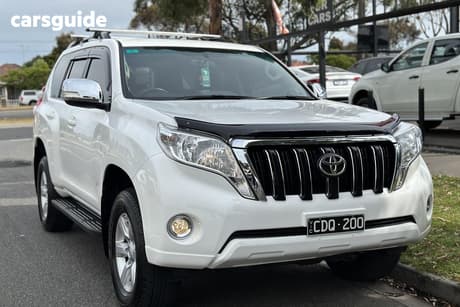 White 2016 Toyota Landcruiser Prado Wagon Gxl (4X4)