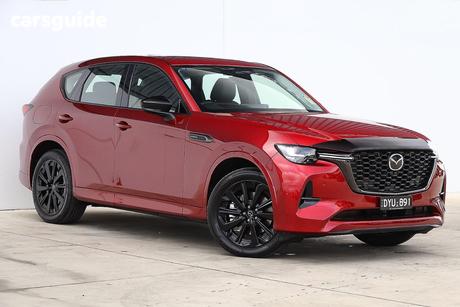 Red 2025 Mazda CX-60 Wagon P50E Gt Phev