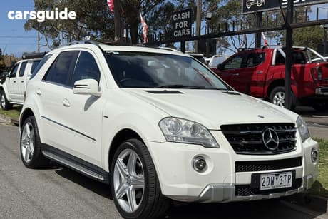 White 2010 Mercedes-Benz ML350 Wagon Cdi Sports Luxury (4X4)