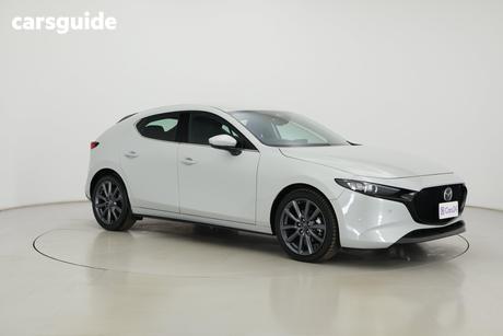 White 2025 Mazda 3 Hatchback G20 Touring Vision