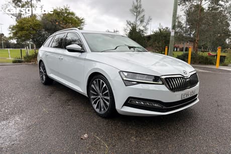 White 2021 Skoda Superb Wagon Style