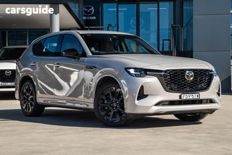 Silver 2023 Mazda CX-60 Wagon G40E Azami Hybrid