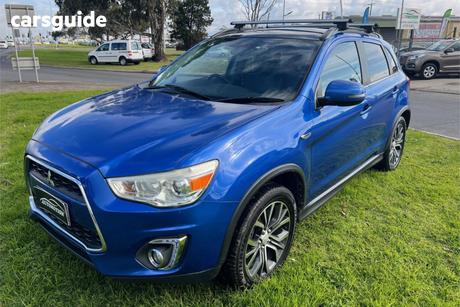 Blue 2015 Mitsubishi ASX Wagon Xls (4Wd)