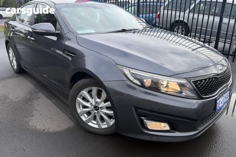Silver 2015 Kia Optima Sedan Si