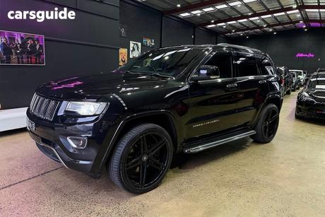 Black 2013 Jeep Grand Cherokee Wagon Overland (4X4)
