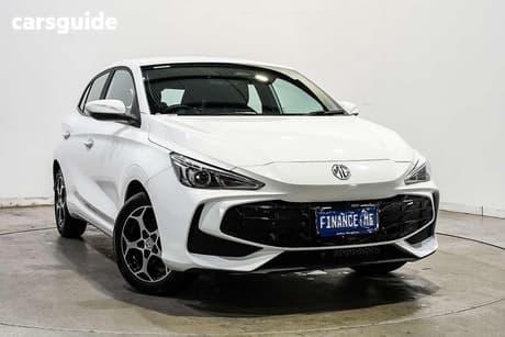 White 2024 MG MG3 Hatchback Excite