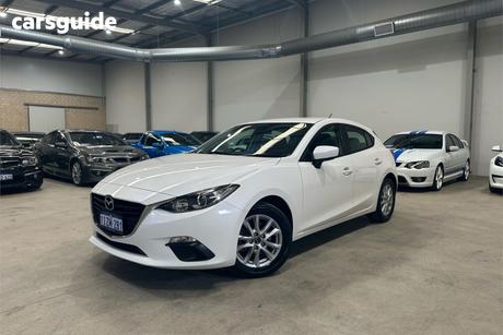 White 2015 Mazda 3 Hatchback Neo