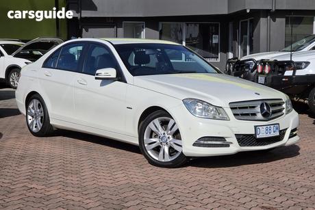 White 2011 Mercedes-Benz C200 Sedan Elegance Be