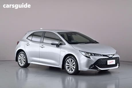 Silver 2022 Toyota Corolla Hatchback Sx Hybrid