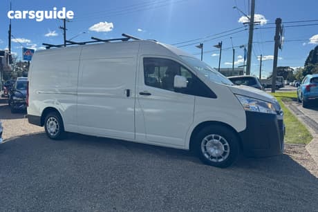 White 2019 Toyota HiAce Van Slwb