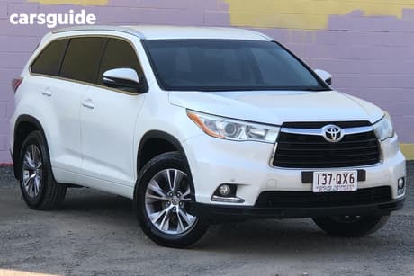 White 2015 Toyota Kluger Wagon Gxl (4X2)
