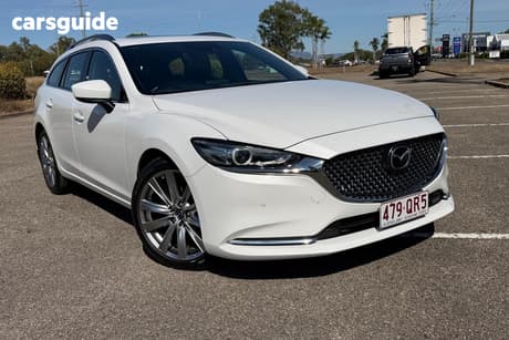 White 2023 Mazda 6 Wagon G35 Atenza