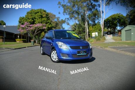 Blue 2013 Suzuki Swift Hatchback Gl