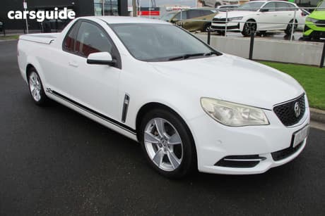 White 2013 Holden UTE Utility