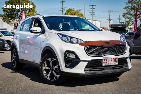 White 2019 Kia Sportage Wagon Si (Awd)