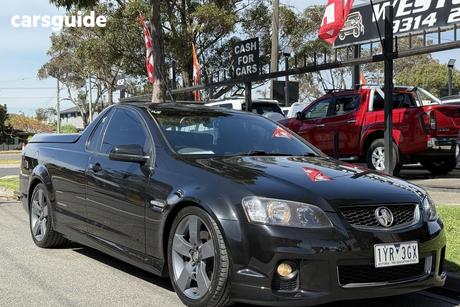 Black 2012 Holden Commodore Utility Ss Thunder