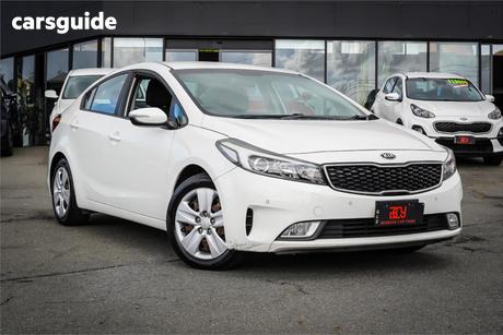 White 2016 Kia Cerato Sedan S