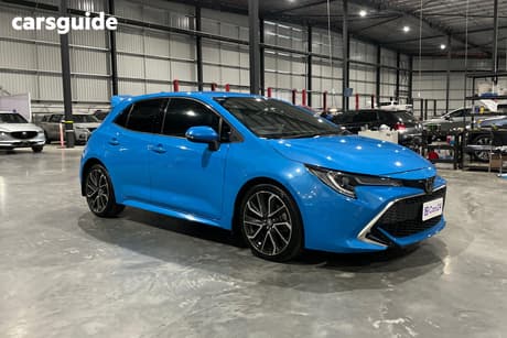 Blue 2021 Toyota Corolla Hatchback Zr