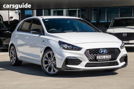 White 2021 Hyundai I30 Hatchback N Line