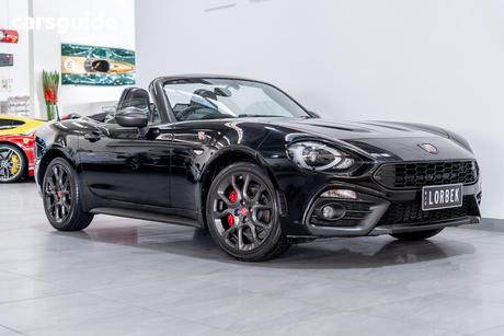 Black 2016 Abarth 124 Roadster Spider