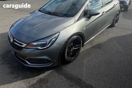 Grey 2017 Holden Astra Hatchback Rs