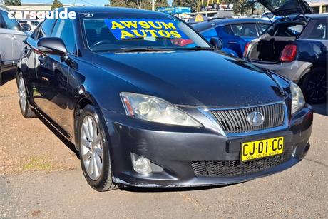 Grey 2010 Lexus IS250 Sedan Prestige