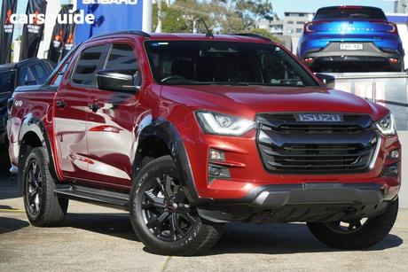 Red 2022 Isuzu D-MAX Crew Cab Utility X-Terrain (4X4)