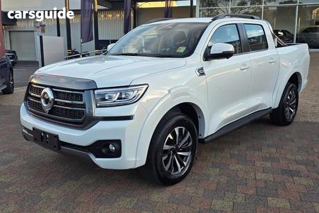 White 2026 GWM Cannon Dual Cab Utility Premium (4X4)