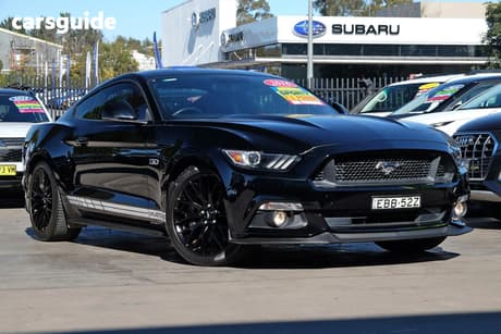 Black 2016 Ford Mustang Coupe Fastback Gt 5.0 V8