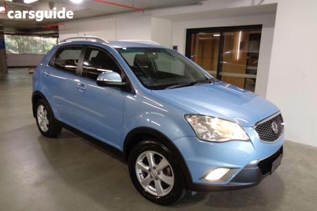Blue 2012 Ssangyong Korando Wagon Sx