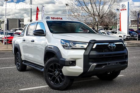 White 2022 Toyota Hilux Double Cab Pick Up Rogue (4X4)