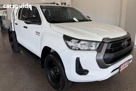 White 2021 Toyota Hilux Double Cab Pick Up Sr Hi-Rider