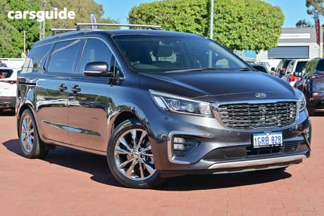 Grey 2018 Kia Carnival Wagon Platinum