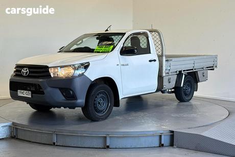 White 2016 Toyota Hilux Cab Chassis Workmate