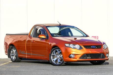 Orange 2010 Ford Falcon Ute Ute Tray XR6 R