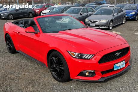 Red 2016 Ford Mustang Convertible 2.3 Gtdi