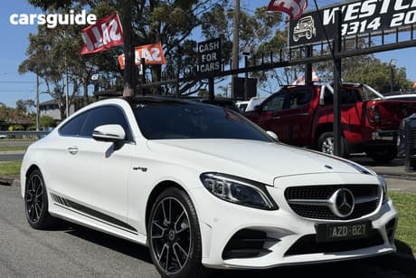 White 2019 Mercedes-Benz C300 Coupe