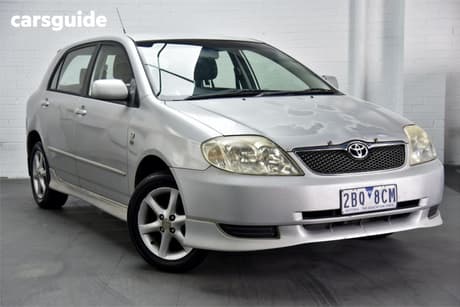 Silver 2002 Toyota Corolla Hatchback Levin Seca