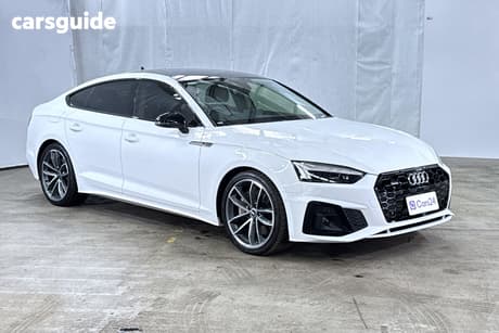 White 2021 Audi A5 Sportback 45 Tfsi Quattro S Line Mhev