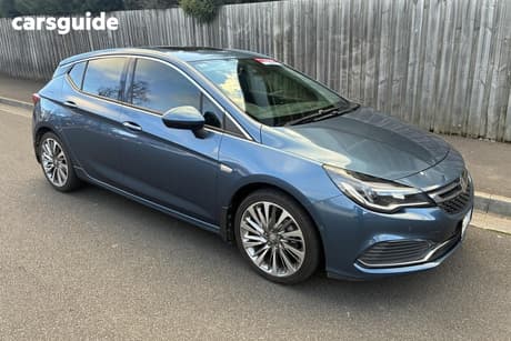 Blue 2017 Holden Astra Hatchback Rs-V