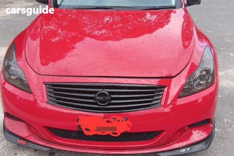 Red 2008 Nissan Skyline Coupe 370GT