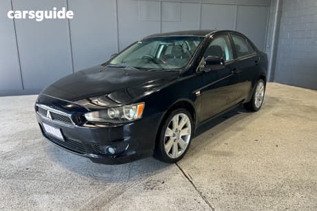 Black 2008 Mitsubishi Lancer Sedan Es
