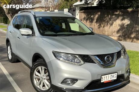 Silver 2014 Nissan X-Trail Wagon St-L (Fwd)