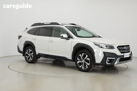 White 2021 Subaru Outback Wagon Awd Touring