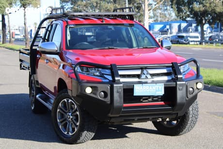 Red 2020 Mitsubishi Triton Double Cab Pick Up Glx-R (4X4)