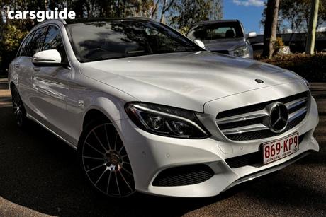 White 2014 Mercedes-Benz C250 Wagon Bluetec