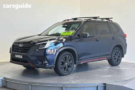 Blue 2022 Subaru Forester Wagon 2.5I Sport (Awd)