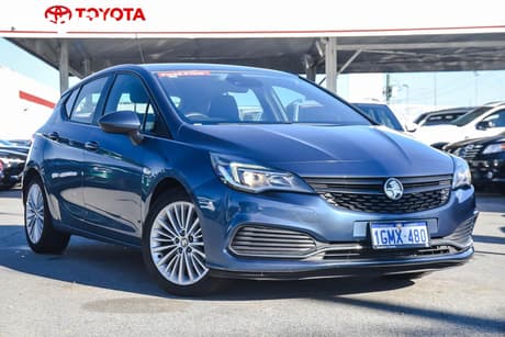 Blue 2017 Holden Astra Hatchback R+