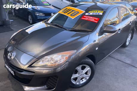 Grey 2012 Mazda 3 Sedan Neo